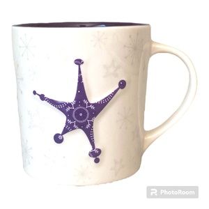 Starbucks Holiday 2006 purple 17oz mug